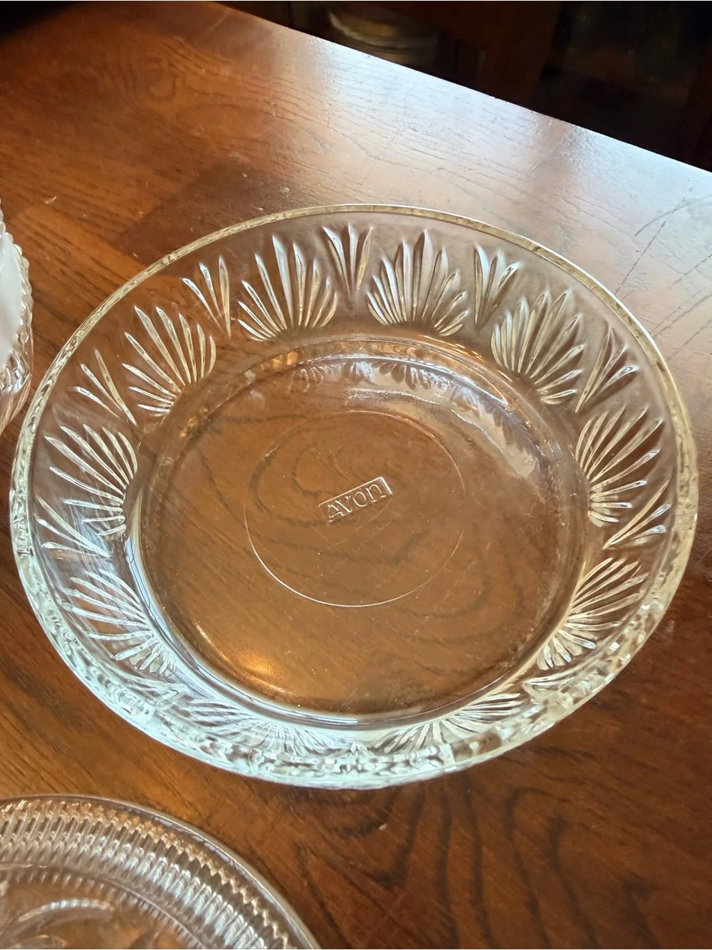 Set of 3 Vintage Clear Glass Lidded Candy Dish - with Lids Cute Candle Making